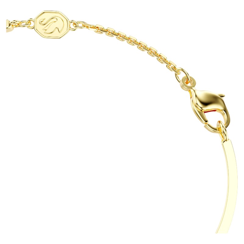 Swarovski Symbolica Evil Eye Large Bangle Bracelet, Blue and Yellow Gold Tone Plated