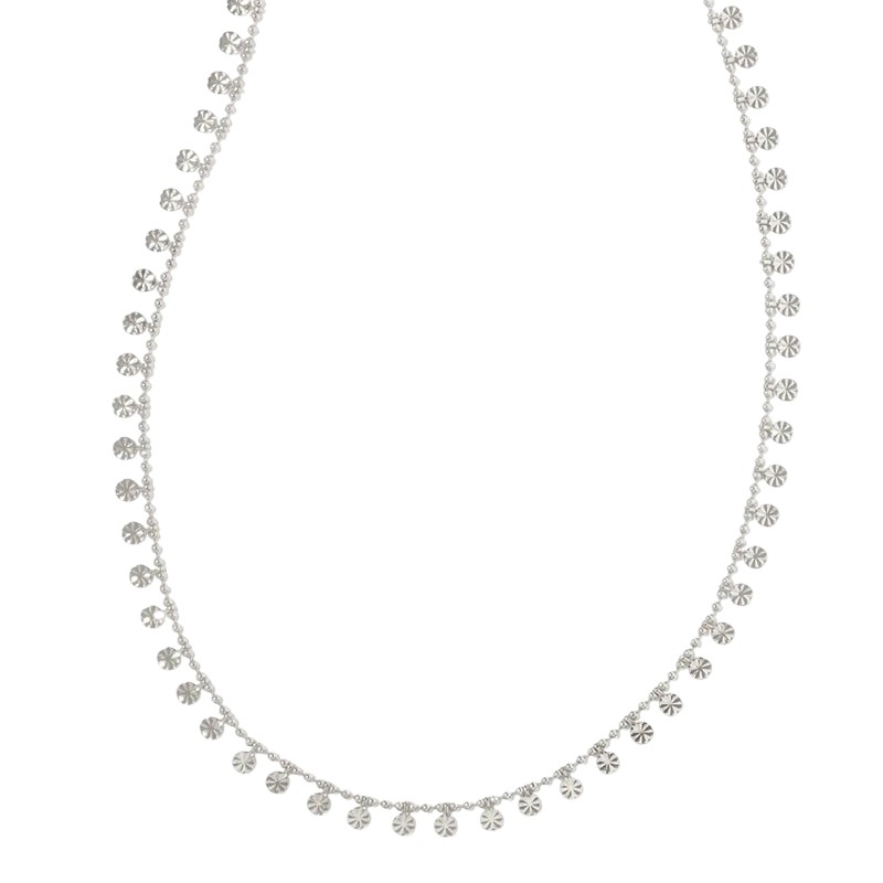 Kendra Scott Silver Tone Ivy Chain Necklace