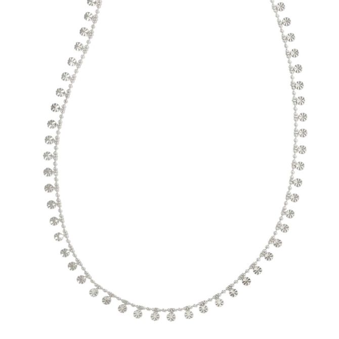 Kendra Scott Silver Tone Ivy Chain Necklace