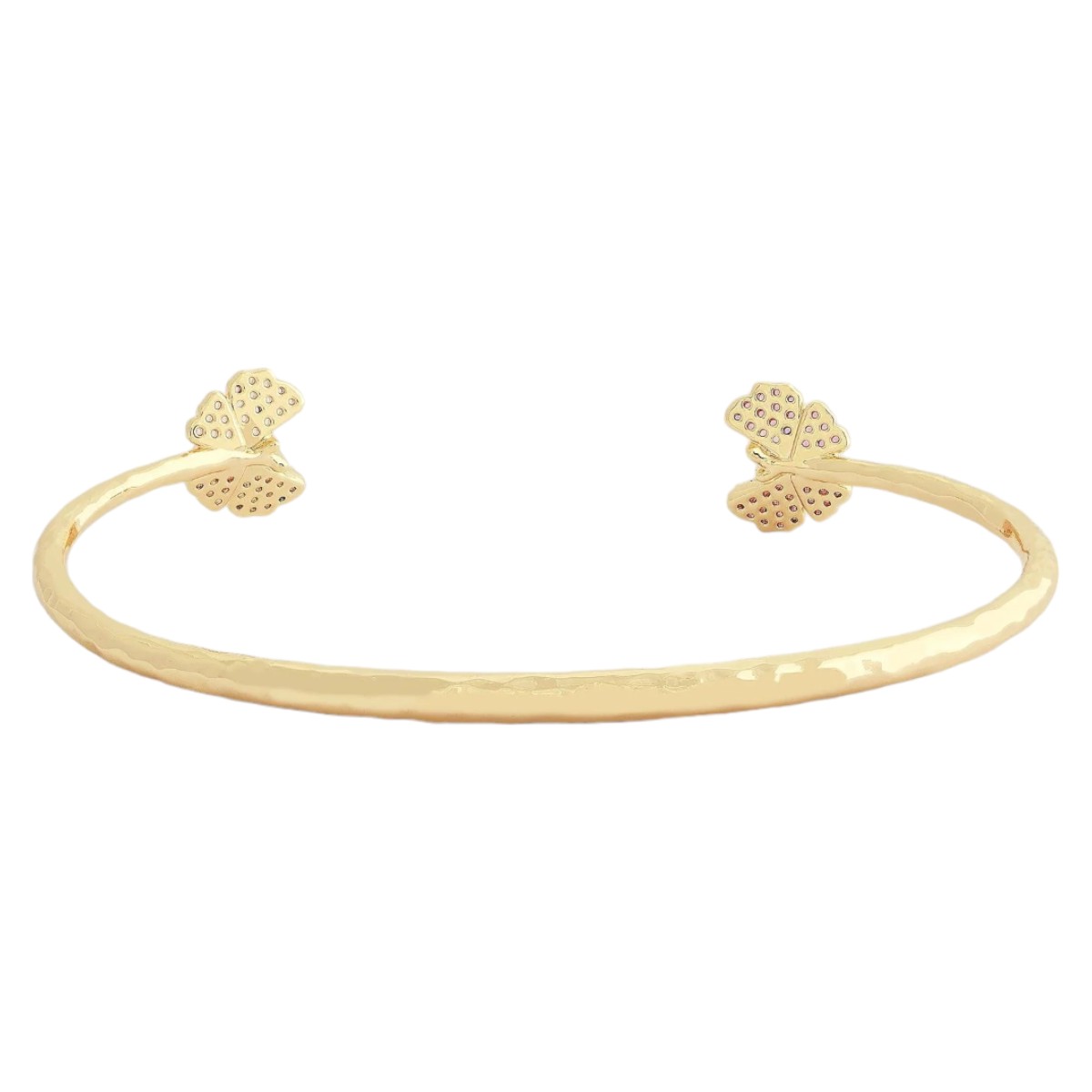 Anabel Aram Jewelry Butterfly Pave Bangle, Pink