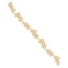 Anabel Aram Jewelry Orchid White Pave Necklace, Yellow Gold Plated