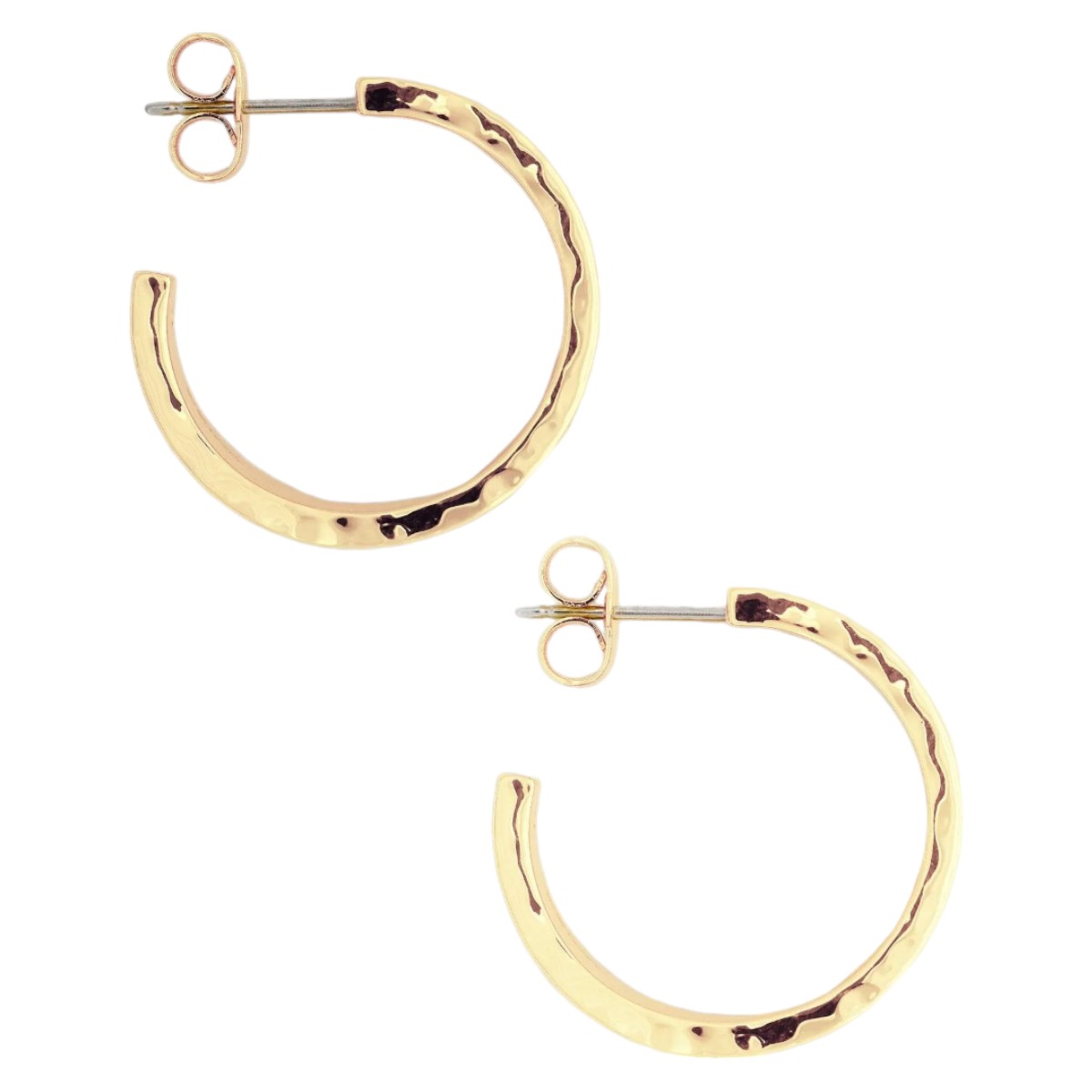 Anabel Aram Jewelry Enchanted Forest Bark Hoop Earrings