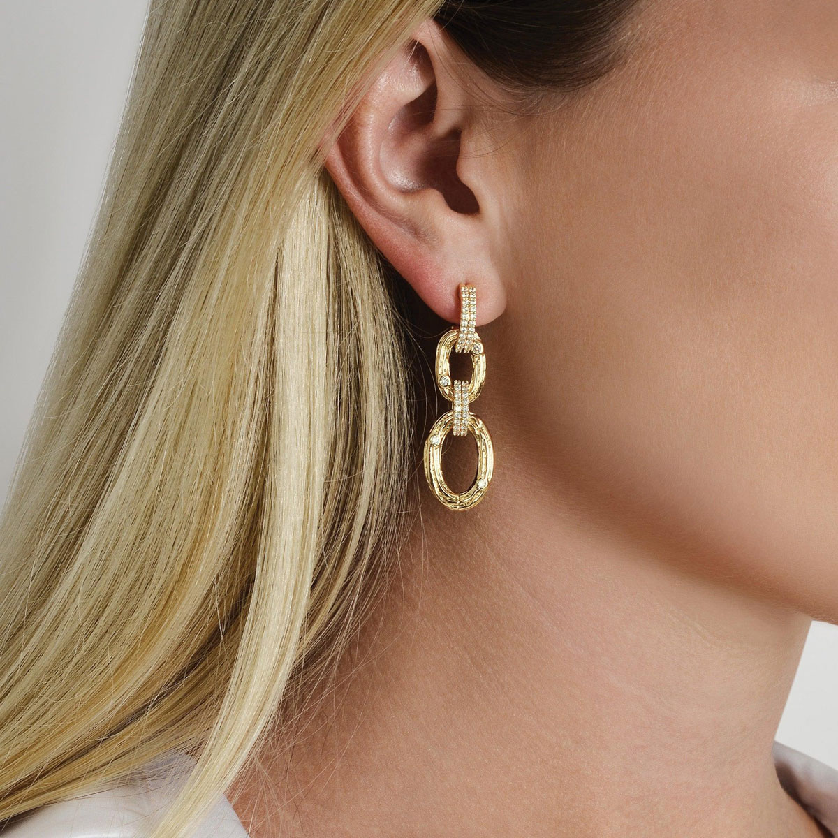 Anabel Aram Jewelry Enchanted Forest Chain Earrings