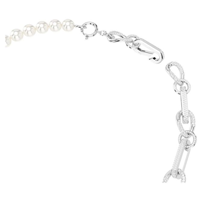 ネックレス・ペンダント SWAROVSKI Dextera rhodium necklace 5692737 Dextera pendant, Pavé, White, Rhodium plated | Swarovski