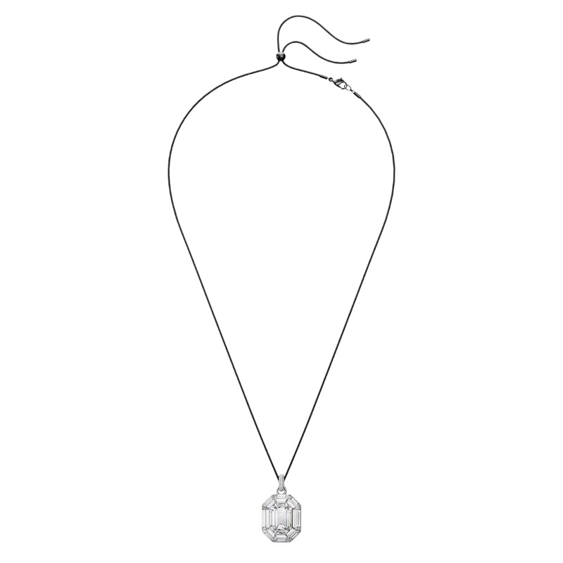 Swarovski Lucent Octagon Cut Pendant Necklace, White