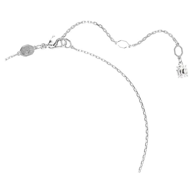 Swarovski Idyllia Mixed Cuts Snowflake Necklace and Earrings Set, White and Rhodium Plated