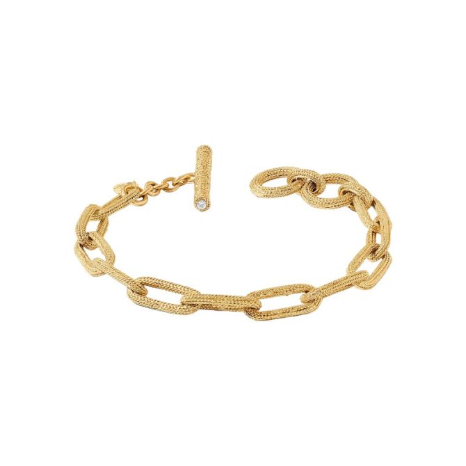 Julie Vos Cheval Paperclip Link Bracelet