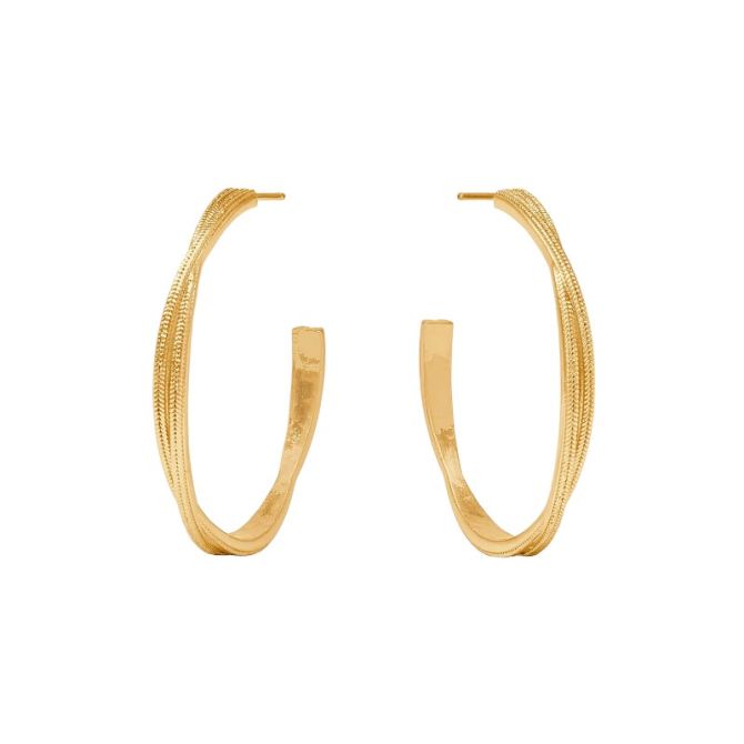 Julie Vos Cheval Twist Hoop Earrings, Large