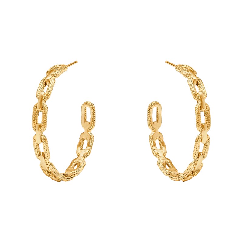 Julie Vos Cheval Paperclip Hoop Earrings, Large