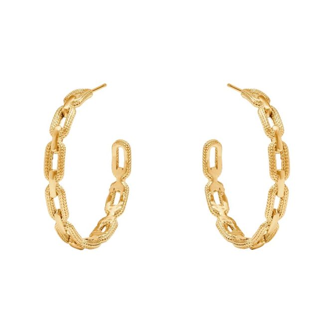 Julie Vos Cheval Paperclip Hoop Earrings, Large