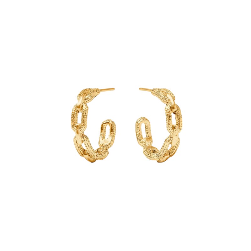 Julie Vos Cheval Paperclip Hoop Earrings, Small