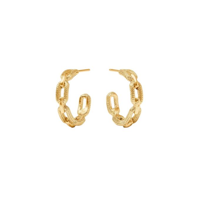 Julie Vos Cheval Paperclip Hoop Earrings, Small