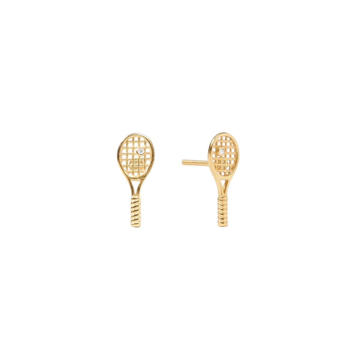 Julie Vos Tennis Racquet Stud Earrings