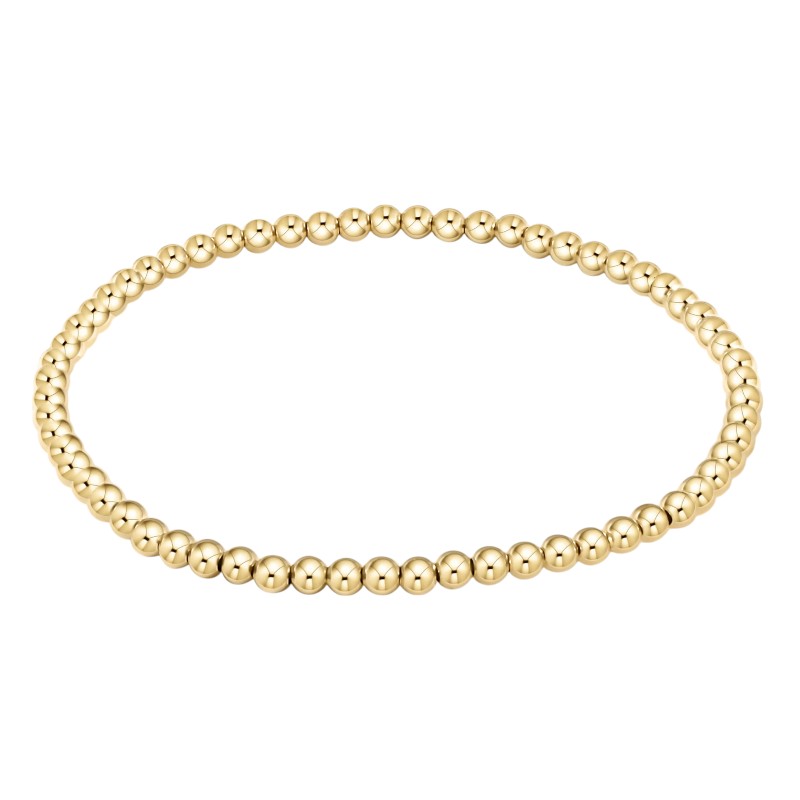 Enewton Design Classic Yellow Gold Beaded Bracelet, 3mm