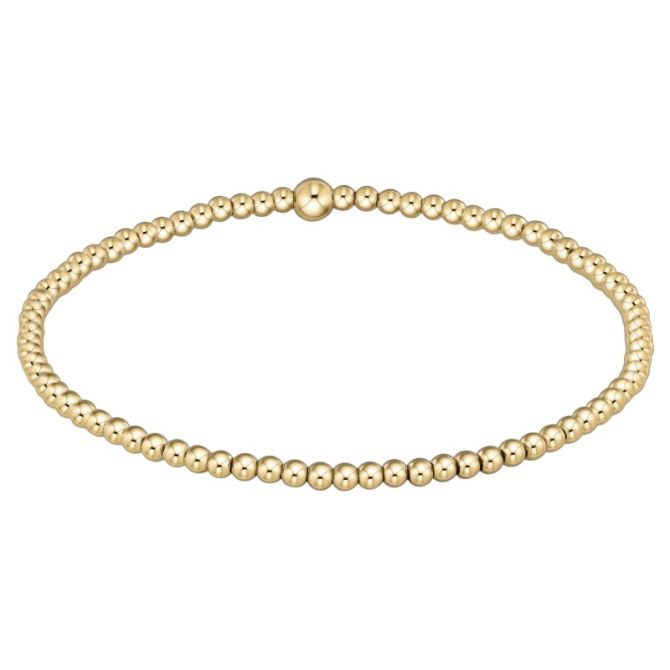Enewton Design Classic Yellow Gold Beaded Bracelet, 2.5mm