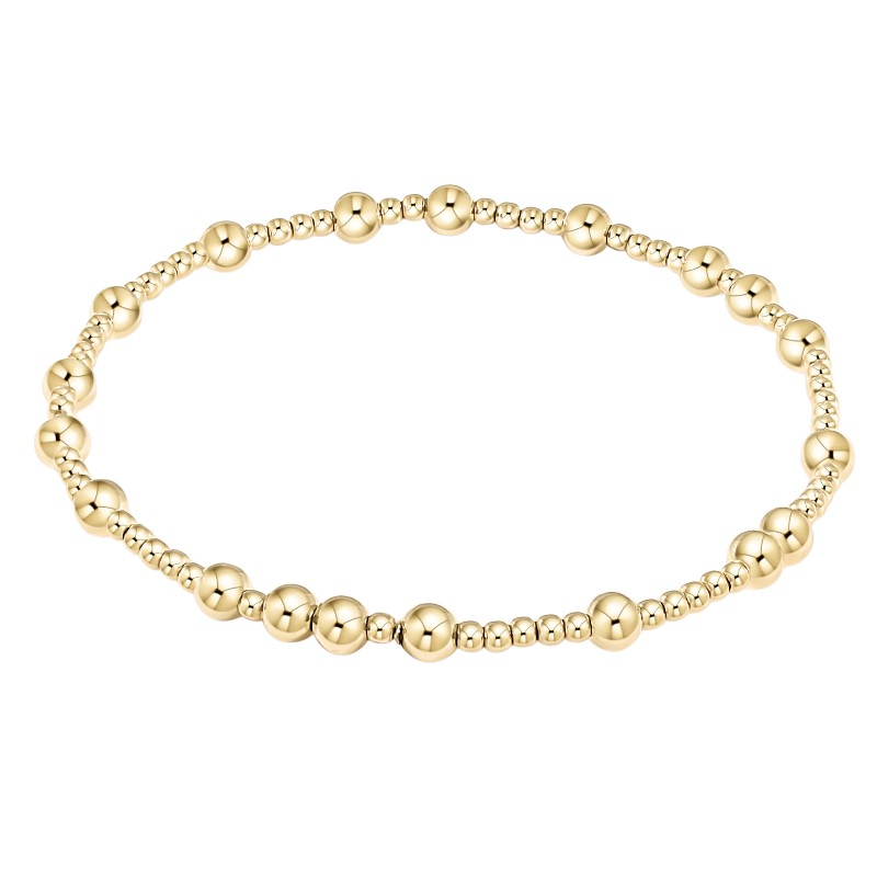 Enewton Design Hope Unwritten Yellow Gold Bracelet, 2mm and 4mm