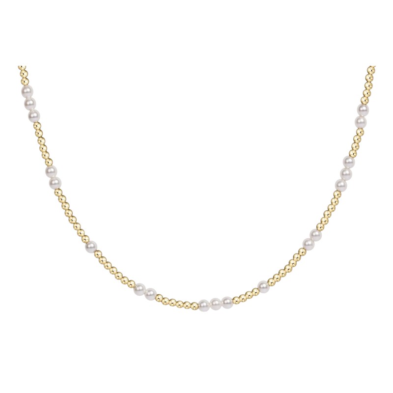 Enewton Design Hope Unwritten 3mm Pearl Choker, 15