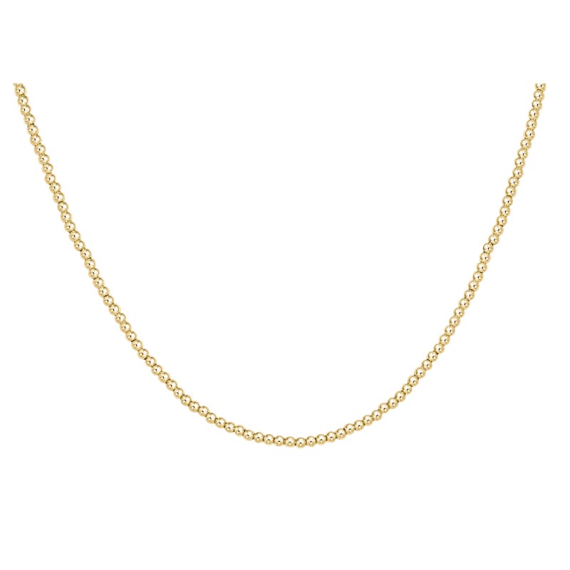 Enewton Design Classic 2mm Beaded Yellow Gold Choker, 15
