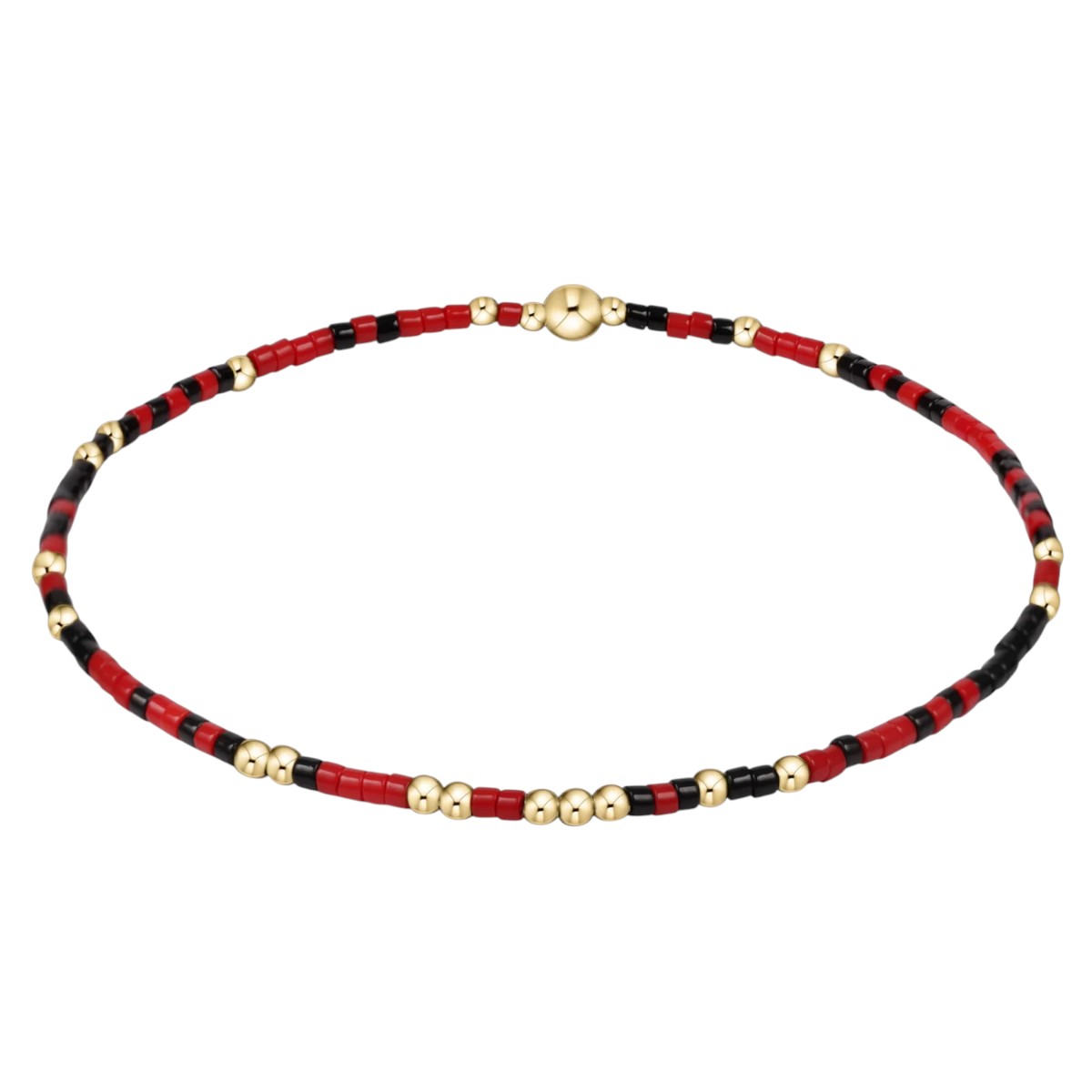 Enewton Gameday Hope Unwritten Bracelet, Bright Red and Onyx Black