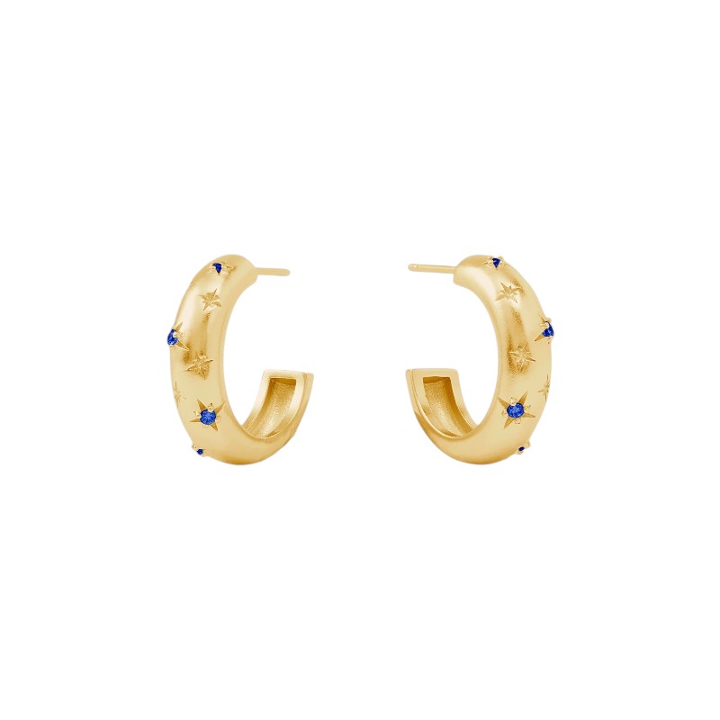 Julie Vos Baguette Hoop - Cubic Zirconia main image 0