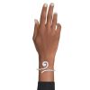 Swarovski Ariana Grande Collection Crystal Pearl Baguette Cut Bangle, Large