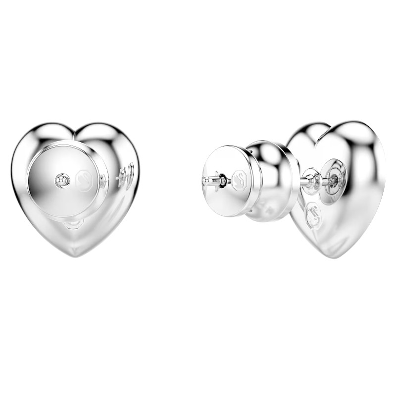 Swarovski Ariana Grande Collection Mixed Cuts Heart Stud Earrings, White