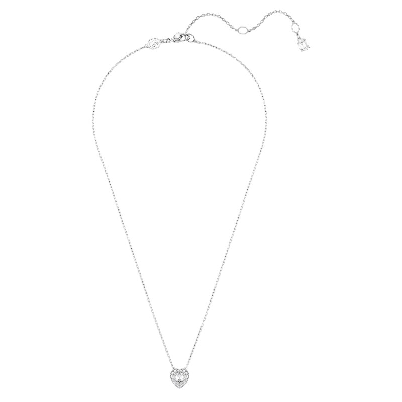 Swarovski Ariana Grande Collection Mixed Cuts Heart Pendant Necklace, White