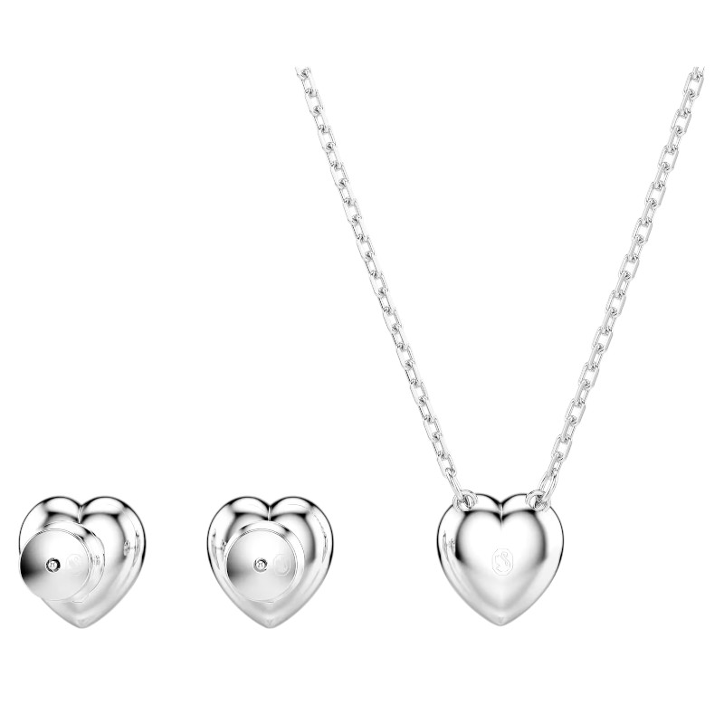 Swarovski Ariana Grande Collection Mixed Cuts Heart Pendant Necklace, White
