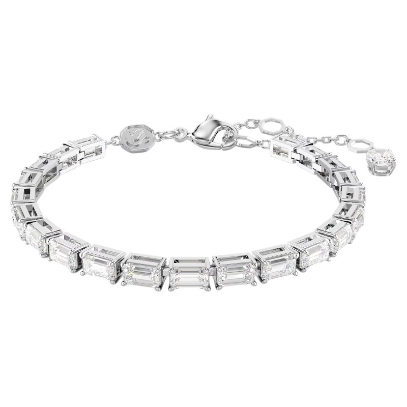 Swarovski Matrix Baguette Cut Tennis Bracelet, White
