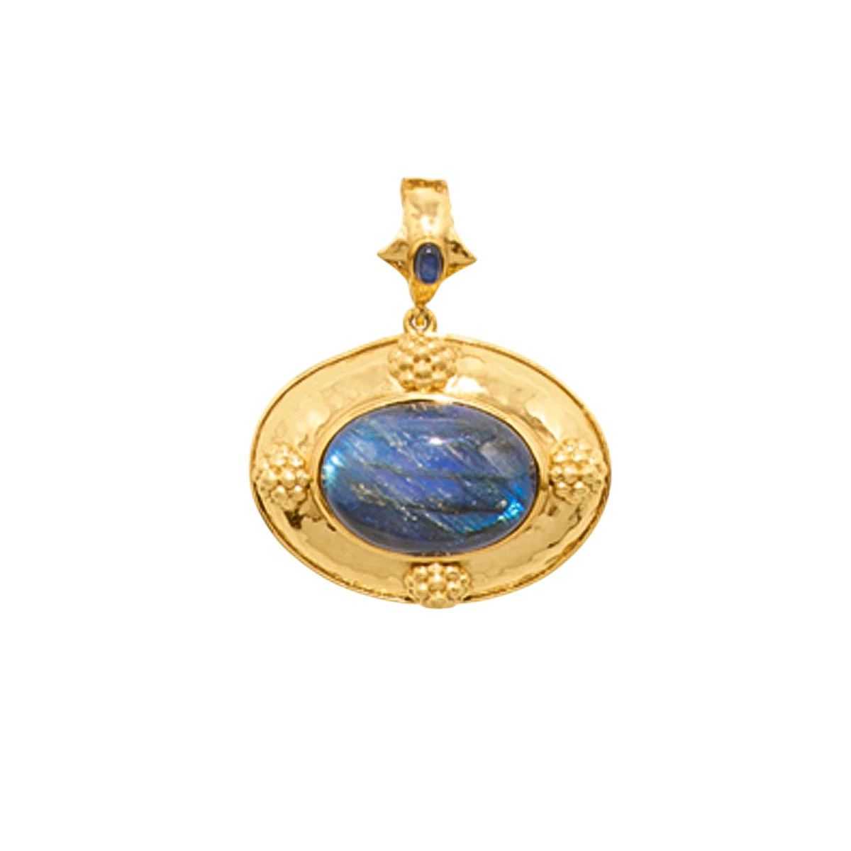 Capucine De Wulf Cleopatra Pendant Charm, Blue Labradorite