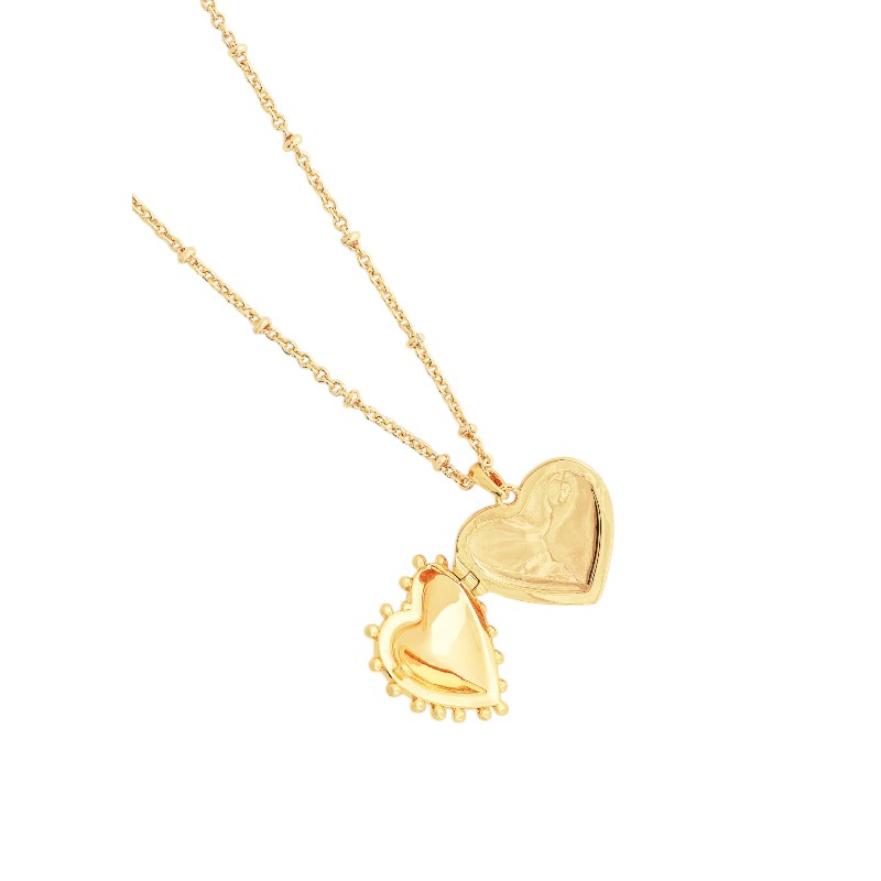 Anabel Aram Heart Large Locket Necklace