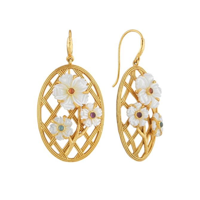 Capucine De Wulf Villandry Lattice Earrings