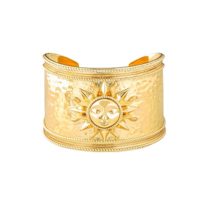 Capucine De Wulf Soleil Cuff, Gold Plated