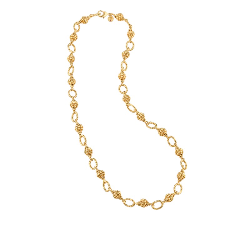 Capucine De Wulf Gold Plated Berry and Bead Chain, 24