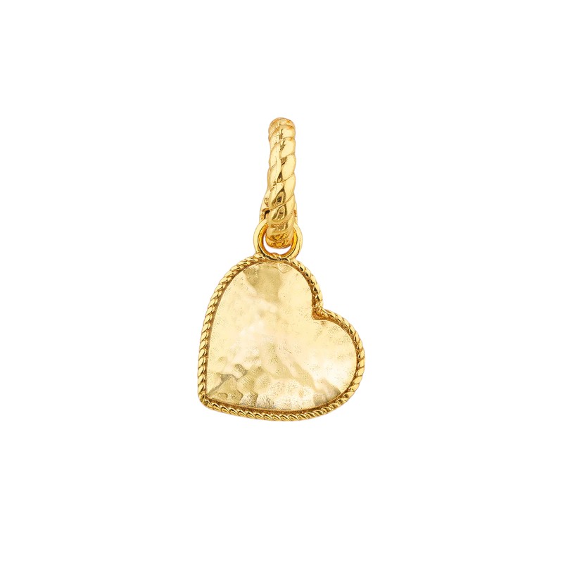 Capucine De Wulf Gold Plated Love Pendant, Medium