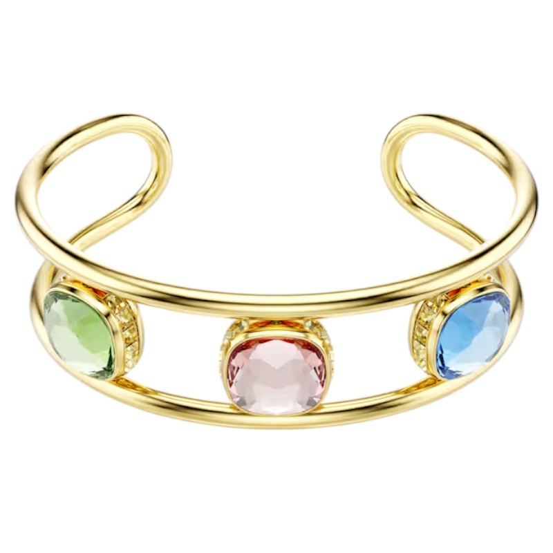 Swarovski Cushion Cut Chroma Cuff, Multicolor