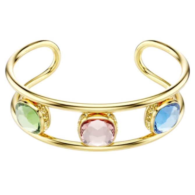 Swarovski Cushion Cut Chroma Cuff, Multicolor