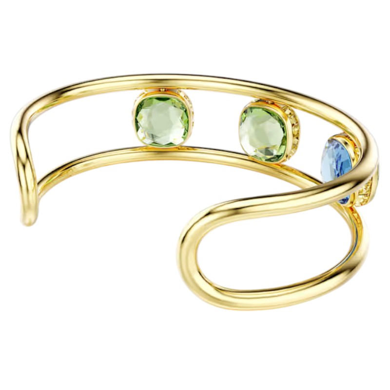 Swarovski Cushion Cut Chroma Cuff, Multicolor