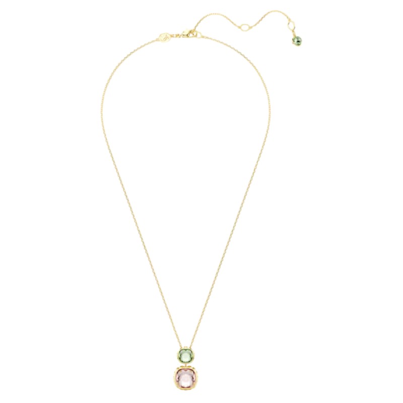 Swarovski Cushion Cut Chroma Pendant, Multicolor