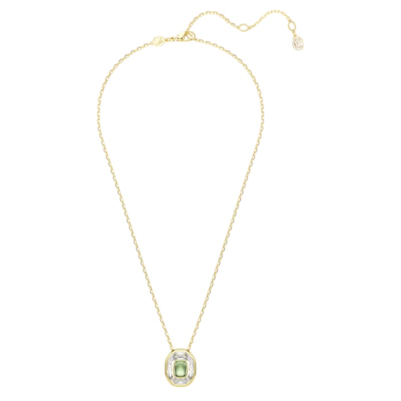 Swarovski Octagon Cut Chroma Pendant, Green