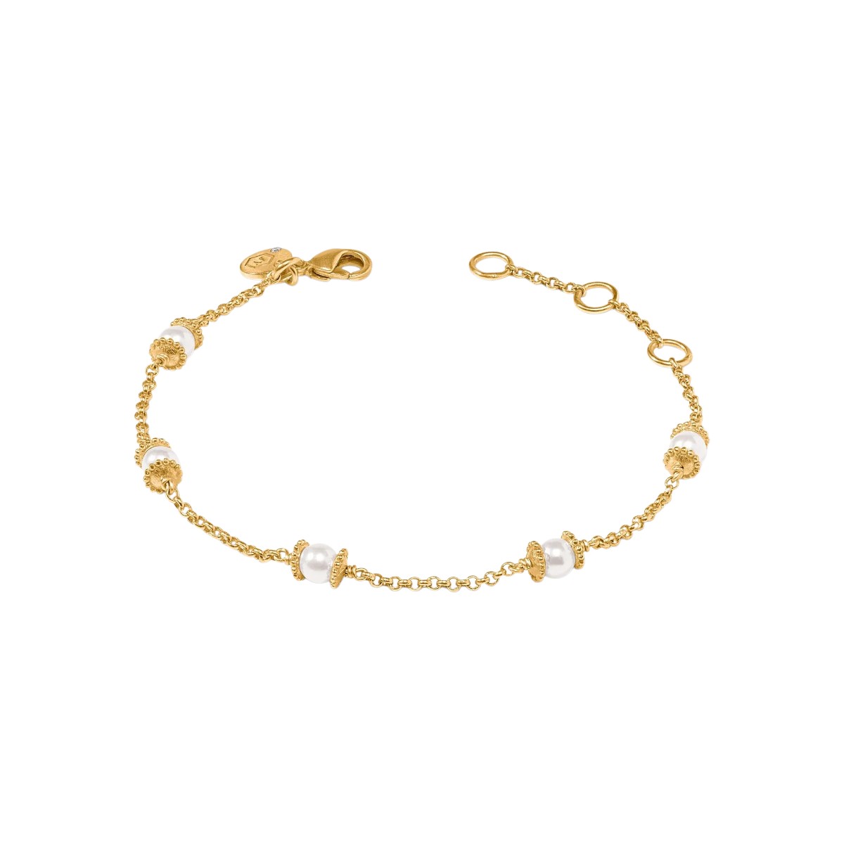 Julie Vos Hydra Delicate Bracelet, Pearl