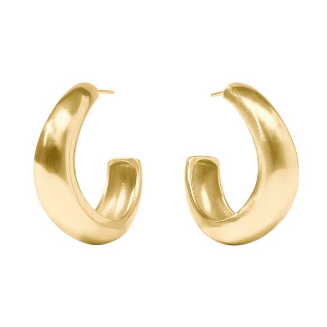 Julie Vos Wave Hoop Earrings, Large