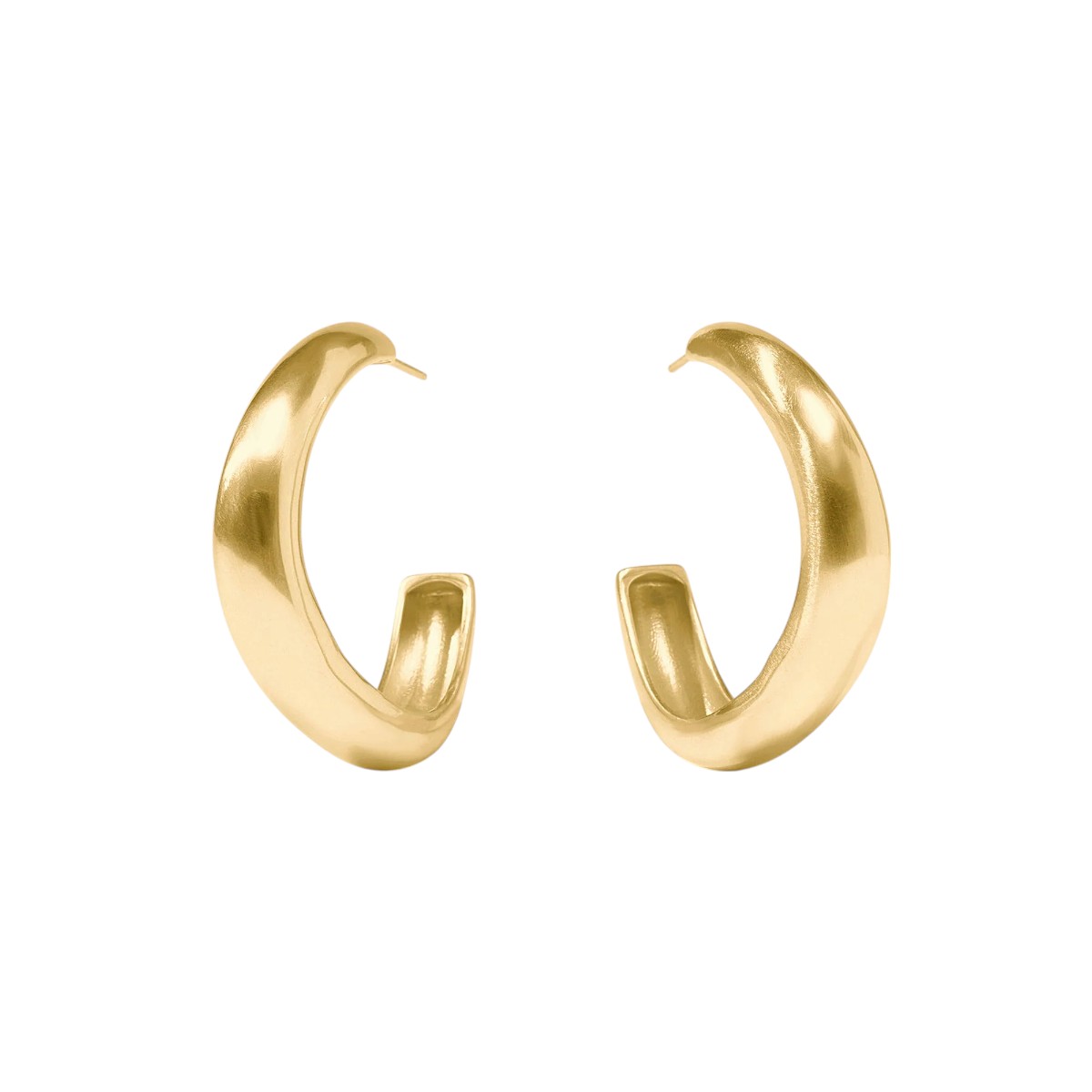 Julie Vos Wave Hoop Earrings, Medium