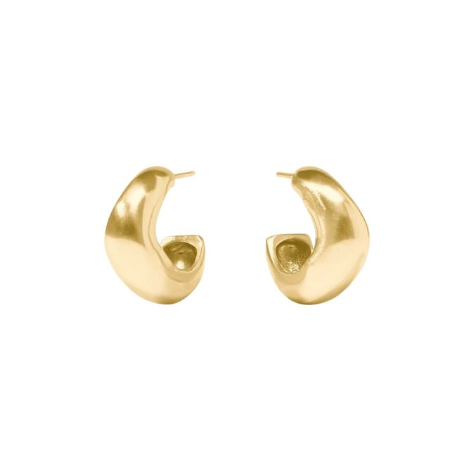 Julie Vos Wave Hoop Earrings, Small