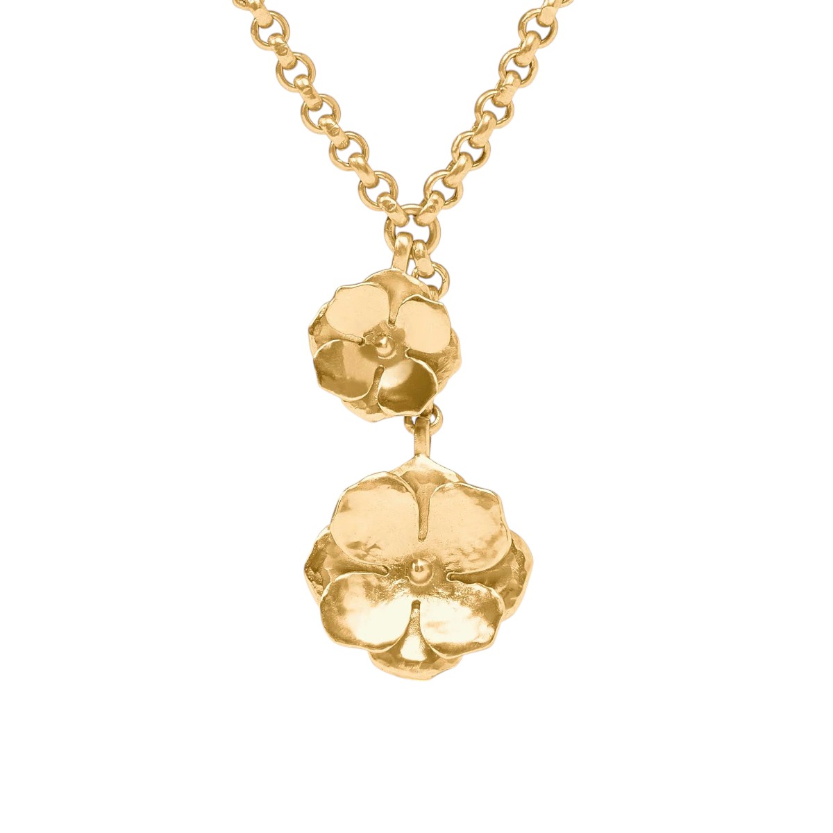 Julie Vos Bloom Lariat Necklace