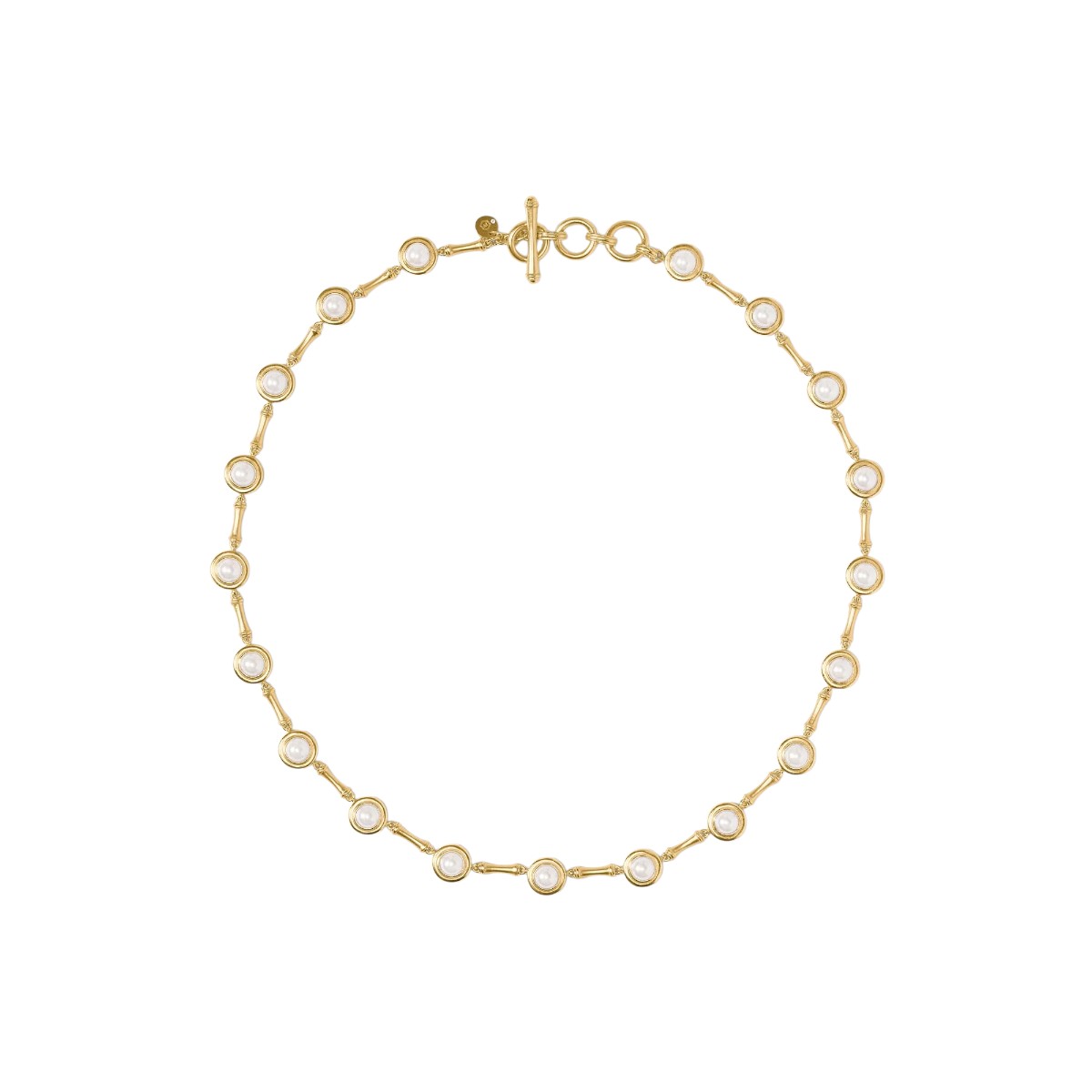 Julie Vos Bamboo Pearl Necklace