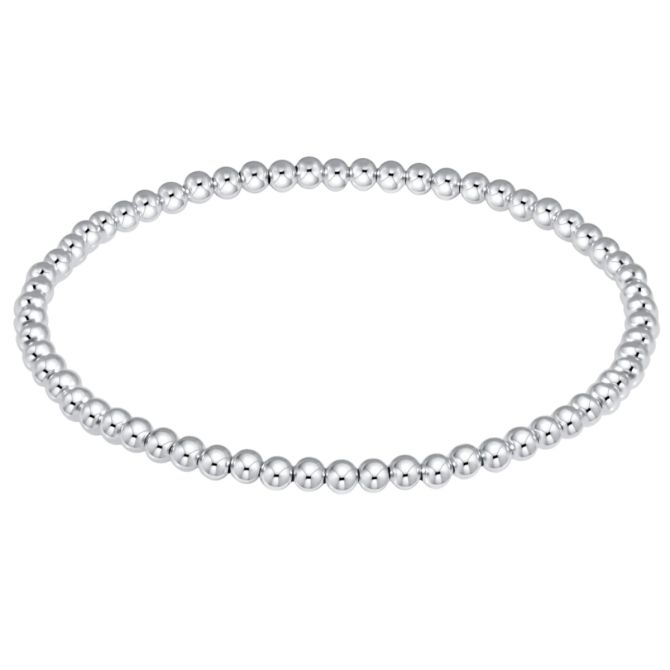 Enewton Classic Sterling Silver 3mm Bead Bracelet