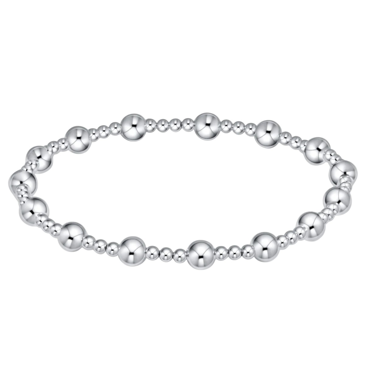 Enewton Classic Sincerity Pattern 5mm Bead Bracelet, Sterling Silver