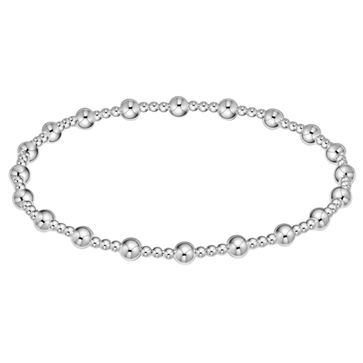 Enewton Classic Sincerity Pattern 4mm Bead Bracelet, Sterling Silver