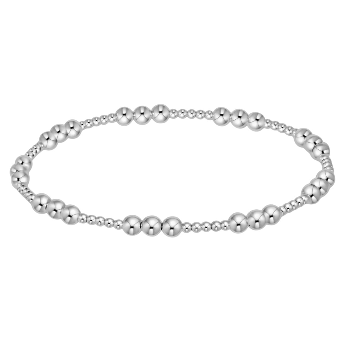 Enewton Classic Joy Pattern 4mm Bead Bracelet, Sterling Silver